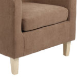 Armchair Joyful fabric brown-natual 71x71x81cm - Слика 6
