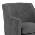Armchair Joyful fabric anthracite-natual 71x71x81cm - Image 5