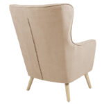 Armchair Insicive fabric natural-natural 72x89x105cm - Слика 3