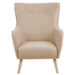 Armchair Insicive fabric natural-natural 72x89x105cm - Слика 5