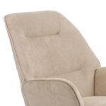 Rocking Armchair Exultant fabric beige-natural 75x68x95cm - Слика 5
