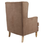 Armchair Efficient fabric brown-natural 72x97x100cm - Слика 2