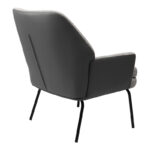 Armchair Kieran fabric gre- black leg 67x89x86cm - Слика 2
