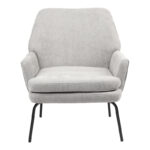 Armchair Kieran fabric gre- black leg 67x89x86cm - Слика 3