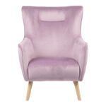 Insicive armchair velvet fabric rotten apple-natural leg 72x89x105cm - Слика 3