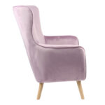 Insicive armchair velvet fabric rotten apple-natural leg 72x89x105cm - Слика 4