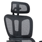 Office chair manager with footrest Verdant Premium Quality mesh black - Image 6