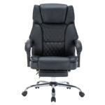 Director's office chair Thrive Premium Quality mechanism massage-heated back pu black - Слика 6