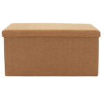 Stool-trunk Greatness fabric beige 76x38x38cm - Слика 2