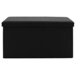 Stool-trunk Cooperation pu black 76x38x38cm - Слика 2