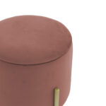 Stool Creativity velvet rotten apple-golden D35x42cm - Слика 3
