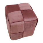 Ottoman Jisko rotten apple velvet 38x38x40cm - Image 3