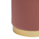 Dash stool velvet fabric in shade rotten apple-gold D35x35cm - Слика 3