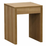 End table Focused MDF natural 40x40x50cm