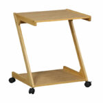 End table Fit MDF natural 50x39x59cm