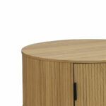 Coffee table Scandi MDF natural D80x35.5cm - Image 3