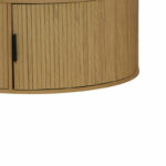 Coffee table Scandi MDF natural D80x35.5cm - Image 4