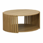 Масичка за кафе Heavenly MDF природна D83x38 см