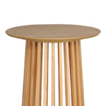 Bar table Domonic mdf natural D60x105cm - Image 3