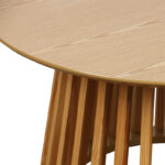 Coffee table Domonic mdf/pw in natural colour D80x45cm - Image 3