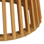 Coffee table Domonic mdf/pw in natural colour D80x45cm - Image 4