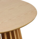 Coffee table Domonic mdf/pw in natural colour D80x45cm - Image 5