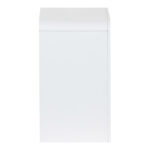 Nightstand Zeplen MDF in white color 40x30x53cm - Image 4