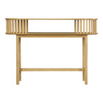 Console Nodial MDF/Bamboo in natural color 120x39x85cm - Image 2