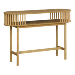 Console Nodial MDF/Bamboo in natural color 120x39x85cm