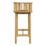 Console Nodial MDF/Bamboo in natural color 120x39x85cm - Image 3