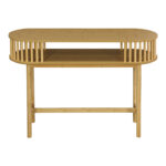 Console Nodial MDF/Bamboo in natural color 120x39x85cm - Image 4