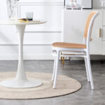 Chair Juniper with UV protection PP beige-white 51x40.5x86.5cm - Слика 2