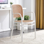 Armchair Juniper with UV protection PP beige-white 56χ52,5χ86,5cm - Image 2