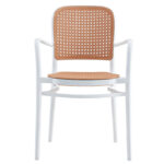 Armchair Juniper with UV protection PP beige-white 56χ52,5χ86,5cm - Image 5