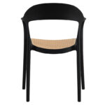 Armchair Ember with UV protection PP beige-black 52.5x56.5x81cm - Image 2
