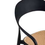 Armchair Ember with UV protection PP beige-black 52.5x56.5x81cm - Image 5