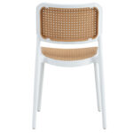 Chair Poetica with UV protection PP beige-white 42x52x81cm - Слика 2
