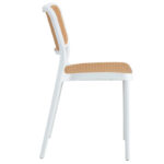 Chair Poetica with UV protection PP beige-white 42x52x81cm - Слика 3