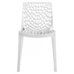 Chair Hush with UV protection PP white 50.5x54x79.5cm - Image 3
