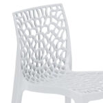 Chair Hush with UV protection PP white 50.5x54x79.5cm - Image 4