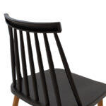 Chair Aurora PP black-natural leg 43x48x79cm - Слика 5
