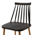 Chair Aurora PP black-natural leg 43x48x79cm - Слика 6