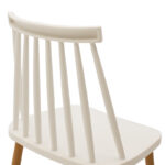 Chair Aurora PP white-natural leg 43x48x79cm - Слика 5