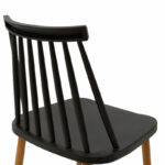 Bar stool Aurora PP black-natural 42x49x109εκ - Image 6