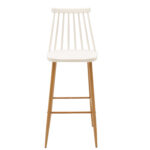 Bar stool Aurora pp white-natural leg 42x47x109cm - Слика 4