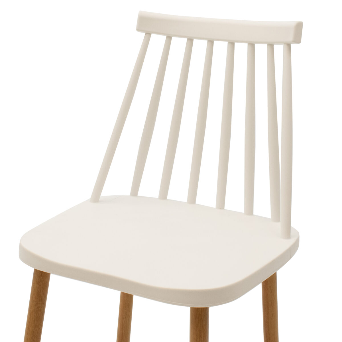 Bar stool Aurora pp white-natural leg 42x47x109cm - Слика 5