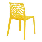 Chair Hush with UV protection PP yellow 50,5x54x79.5cm - Слика 2