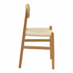 Chair Thomas natural beech wood-natural rope 44x36x79cm - Image 3