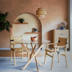 Armchair Olivier natural black beech wood-natural rope 62x60x85cm - Слика 2