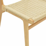 Chair Julien natural rubberwood-natural rope 61x54x85cm - Image 5